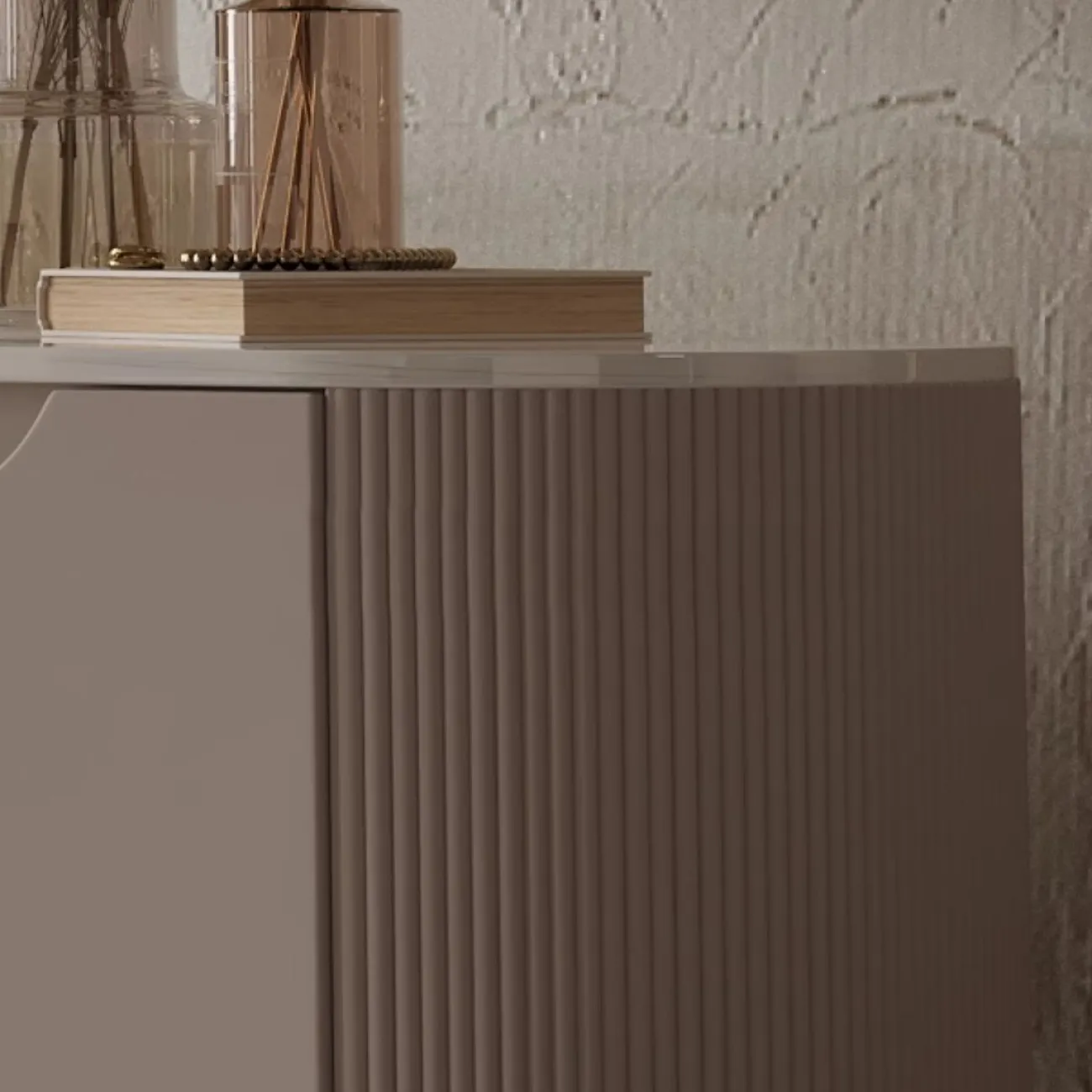 Роскошный ТВ-шкаф с каменной плитой KBOOS 35780-29