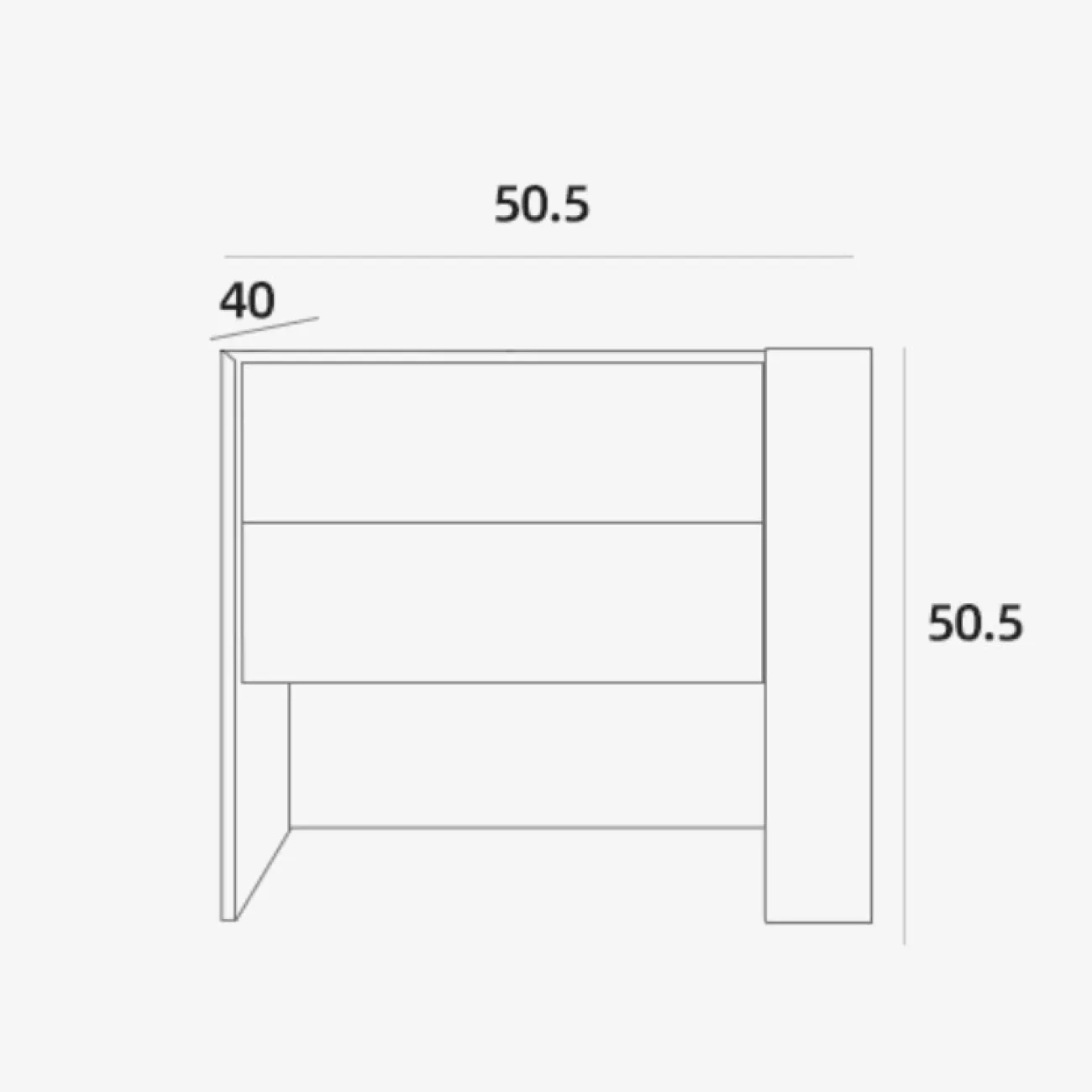 Дизайнерская прикроватная тумбочка из массива дерева KBOOS 35783-29