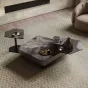Роскошный журнальный столик особой формы из каменной плиты KBOOS 35784-29