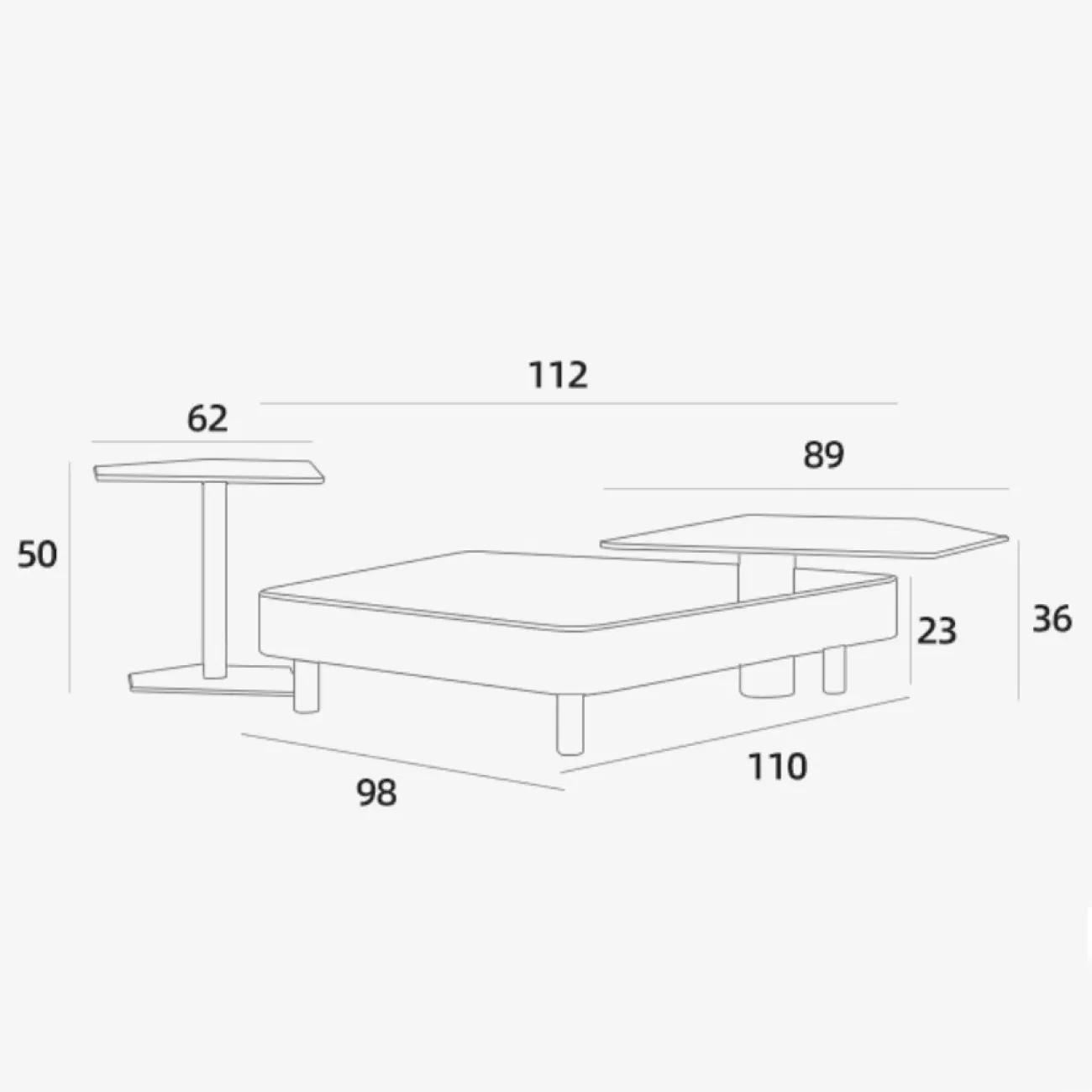 Роскошный журнальный столик особой формы из каменной плиты KBOOS 35784-29 Роскошный журнальный столик особой формы из каменной плиты KBOOS 35784-29