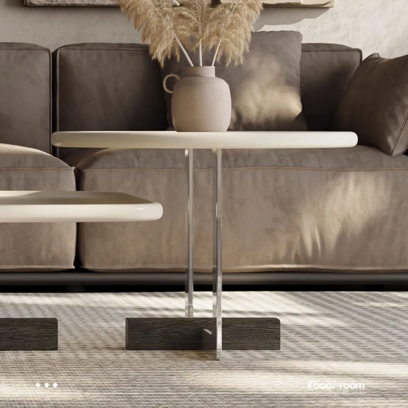 Роскошный журнальный столик в стиле Ваби-саби KBOOS 35789-29 Роскошный журнальный столик в стиле Ваби-саби KBOOS 35789-29