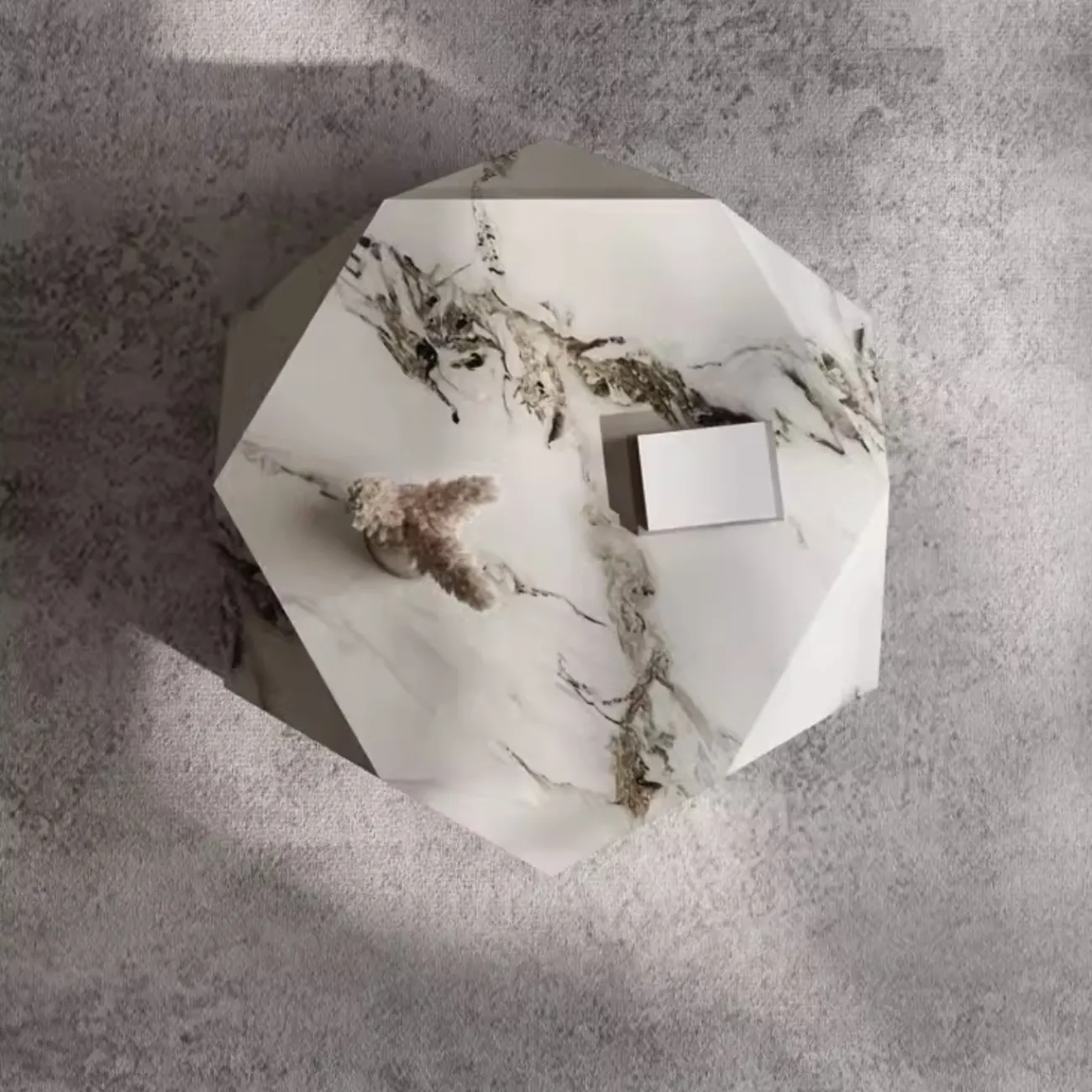 Журнальный столик специальной формы из натурального камня KBOOS 35792-29