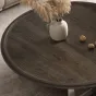 Дизайнерский журнальный столик из массива дерева KBOOS 35794-29