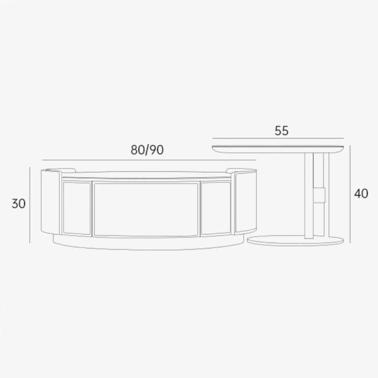 Дизайнерский круглый журнальный столик из каменной плиты KBOOS 35796-29 Дизайнерский круглый журнальный столик из каменной плиты KBOOS 35796-29