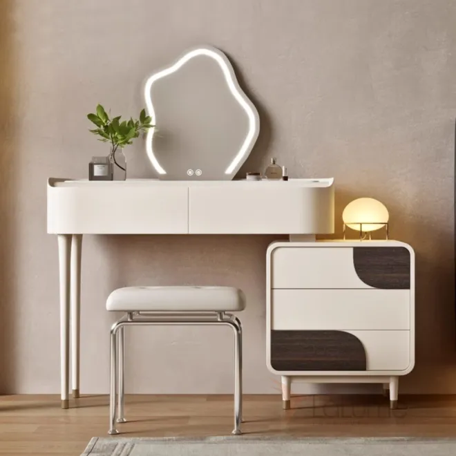 Туалетный столик из массива дерева с умным зеркалом 35800-29