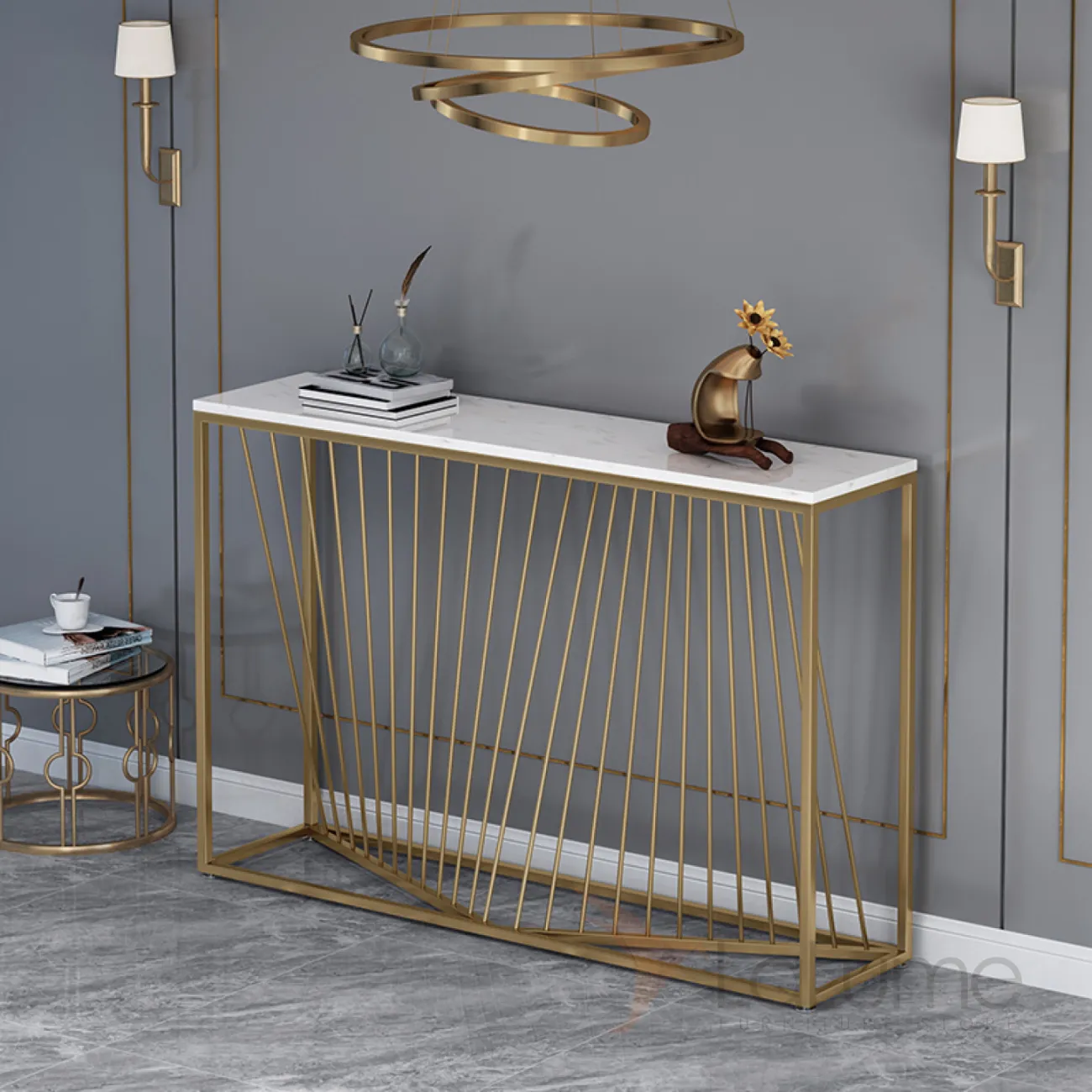 Дизайнерская консоль LaLume-AR00131 (Вариант исполнения: C) 120 * 30 * 80 (cm) от LaLume Дизайнерская консоль LaLume-AR00131 (Вариант исполнения: C) 120 * 30 * 80 (cm) от LaLume
