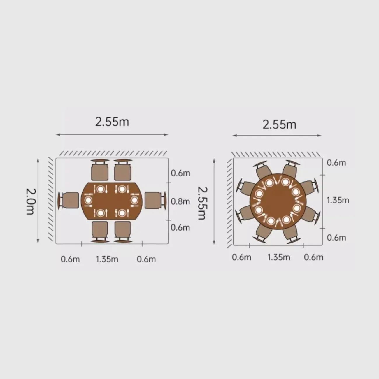 Выдвижной обеденный стол из каменной плиты LanLan 35905-29