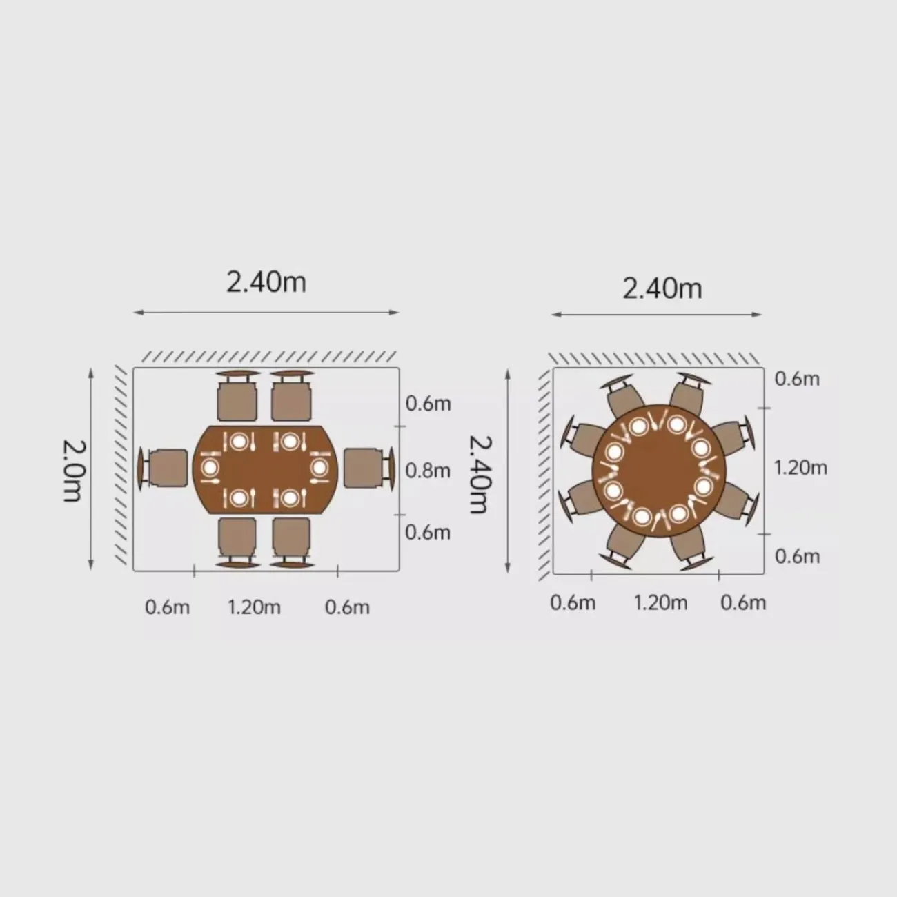Выдвижной обеденный стол из каменной плиты LanLan 35906-29