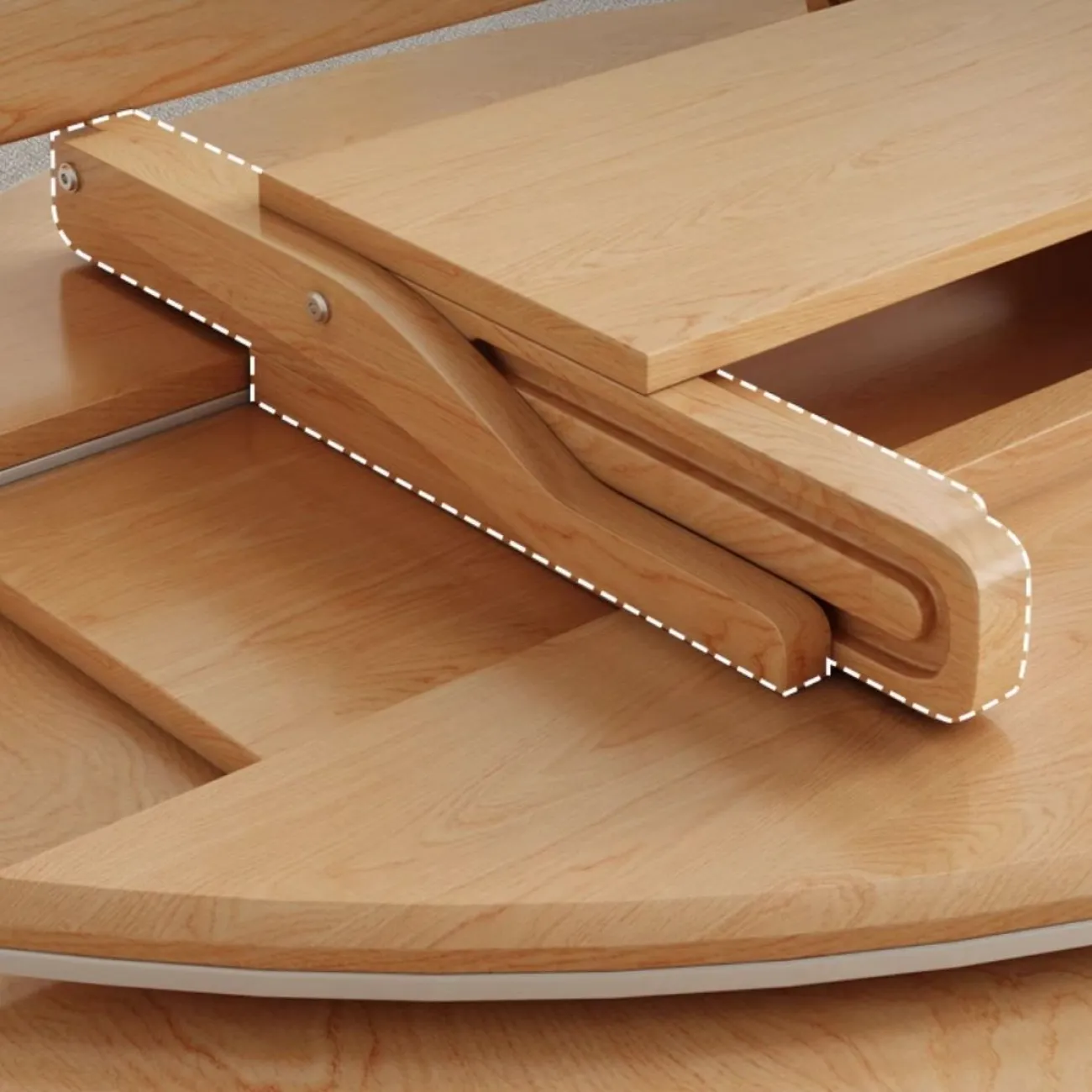 Выдвижной обеденный стол из каменной плиты LanLan 35906-29