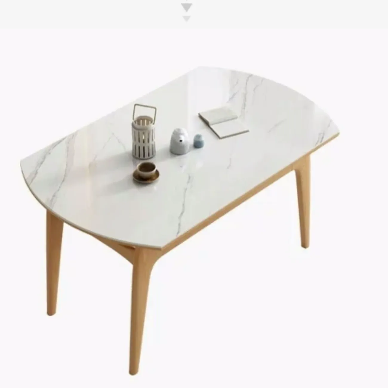 Выдвижной обеденный стол из каменной плиты LanLan 35906-29