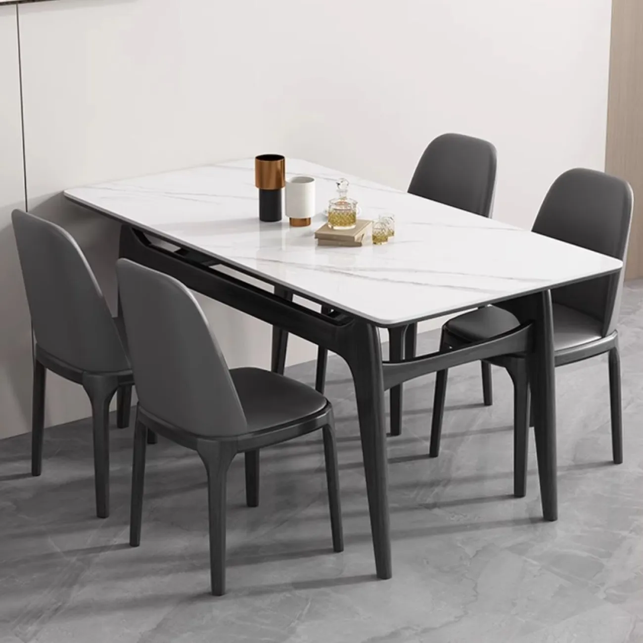 Современный обеденный стол из массива дерева LanLan 35908-29