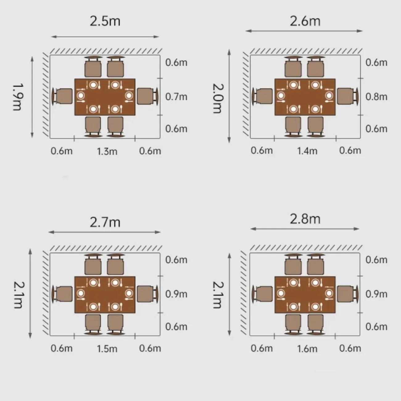 Современный обеденный стол из массива дерева LanLan 35908-29