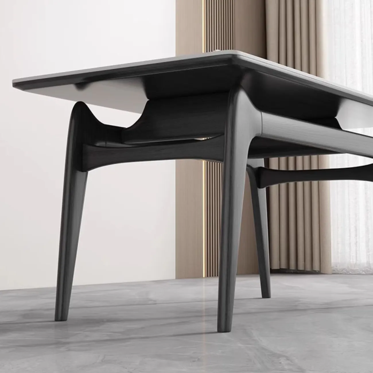 Современный обеденный стол из массива дерева LanLan 35908-29