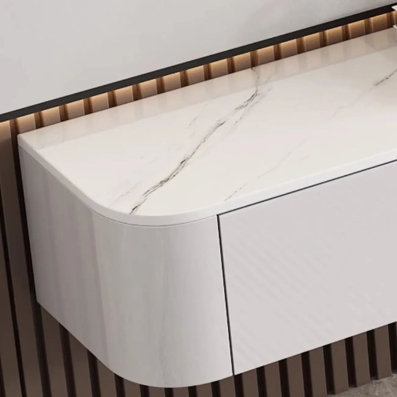 Подвесной ТВ-шкаф из массива дерева LanLan 35910-29