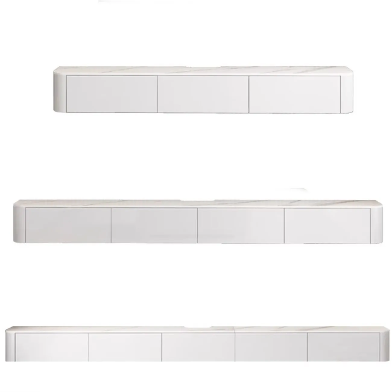 Подвесной ТВ-шкаф из массива дерева LanLan 35910-29