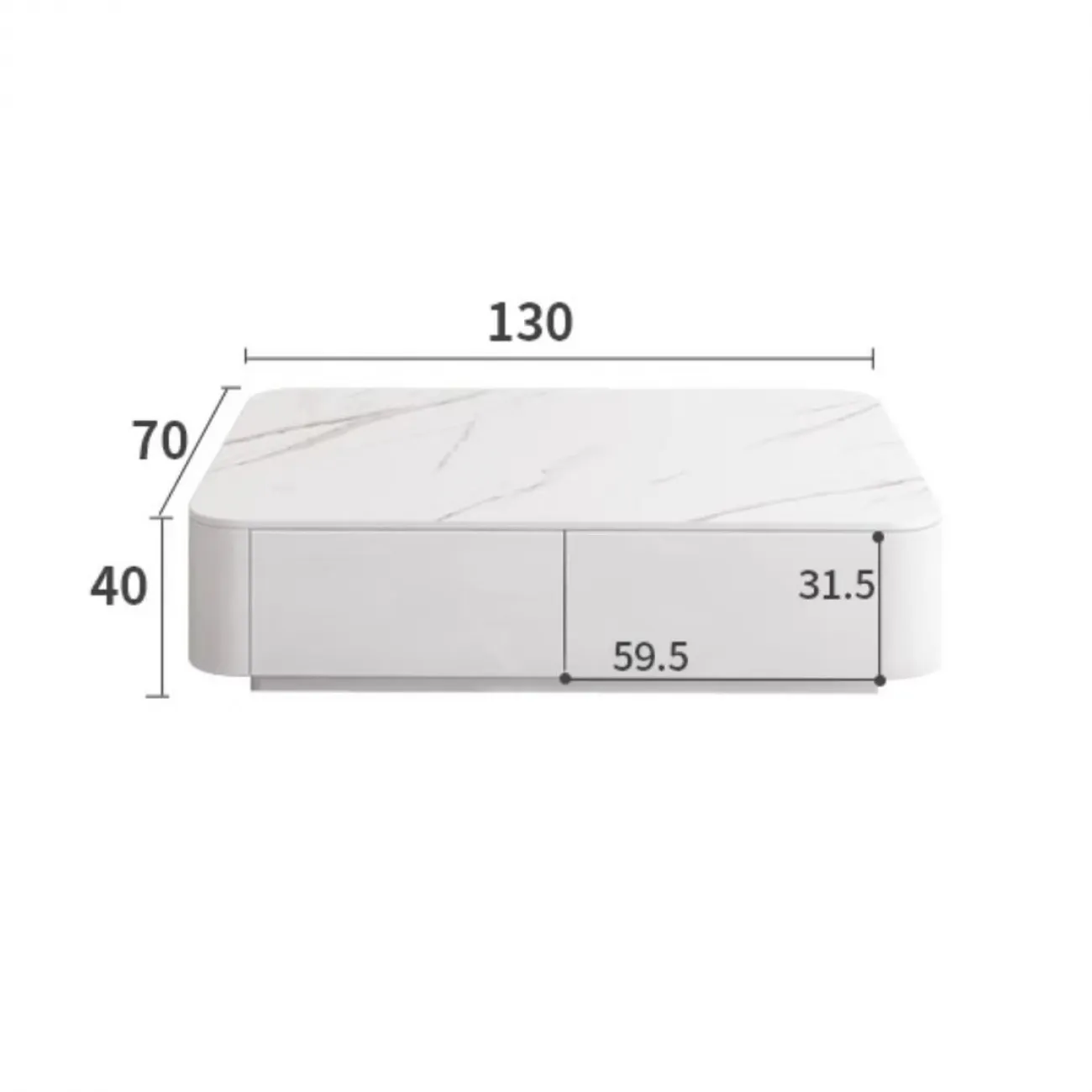 Подвесной ТВ-шкаф из массива дерева LanLan 35910-29