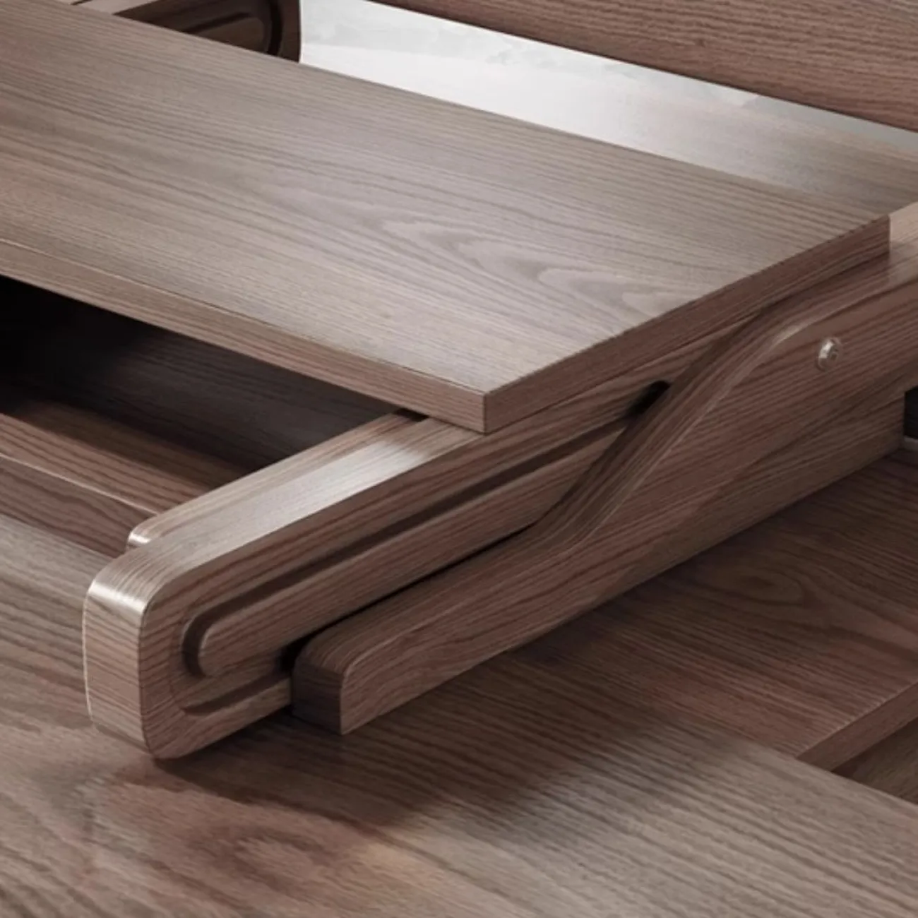 Выдвижной круглый обеденный стол LanLan 35913-29