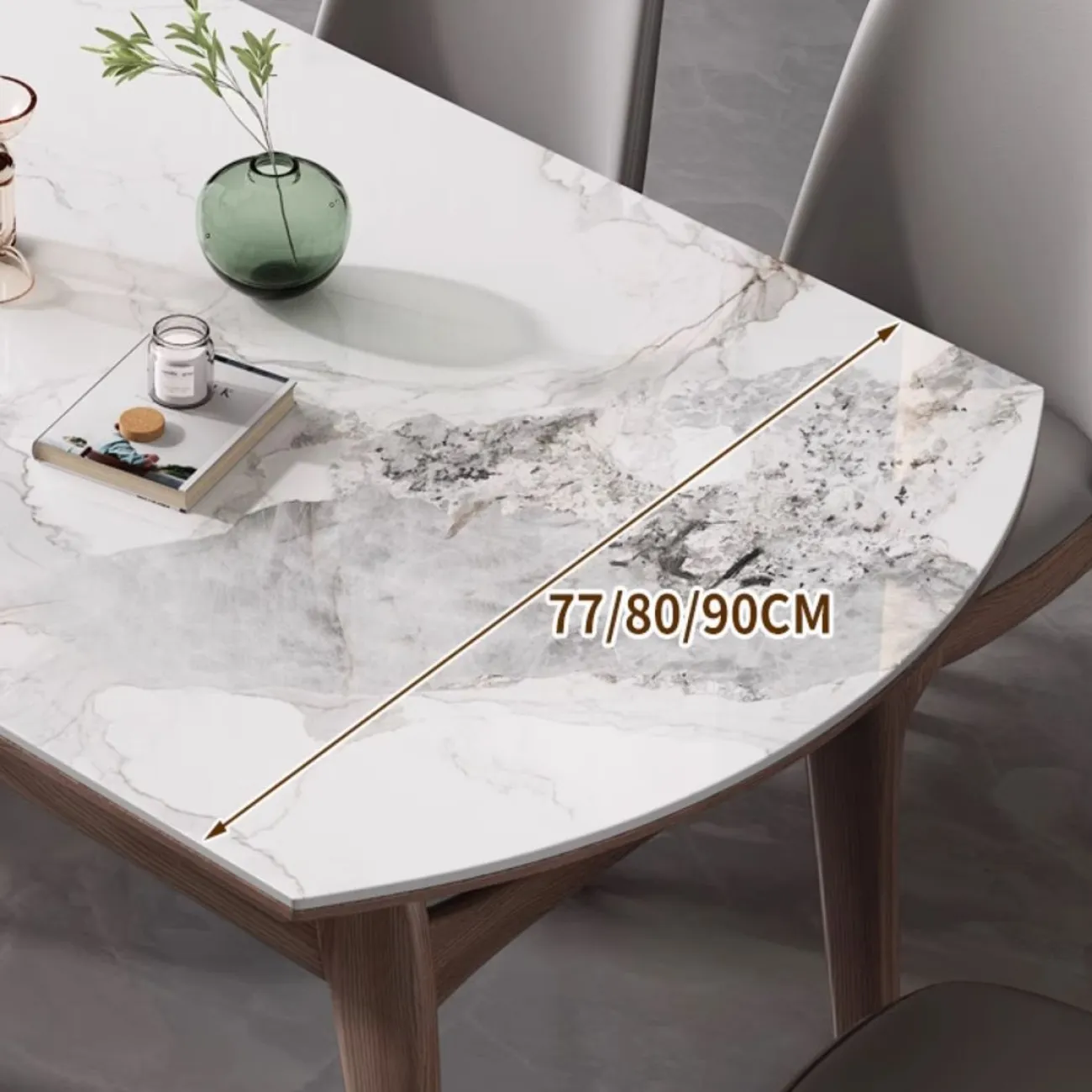 Выдвижной круглый обеденный стол LanLan 35913-29