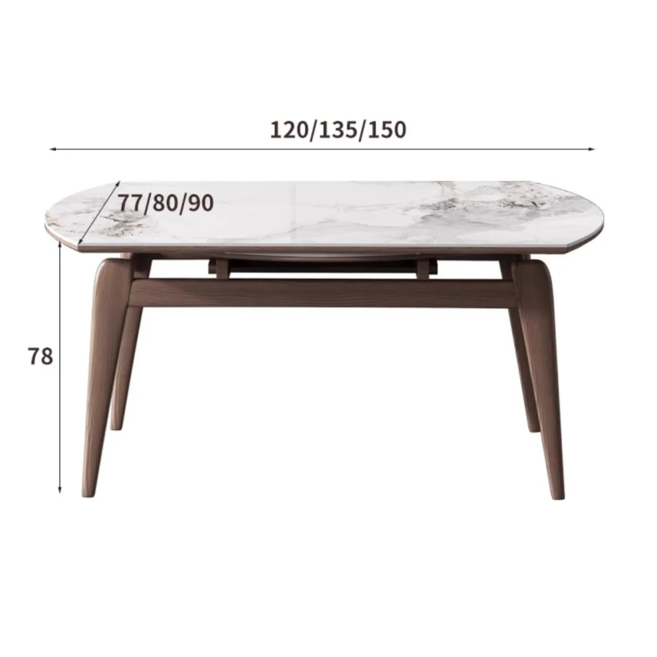 Выдвижной круглый обеденный стол LanLan 35913-29