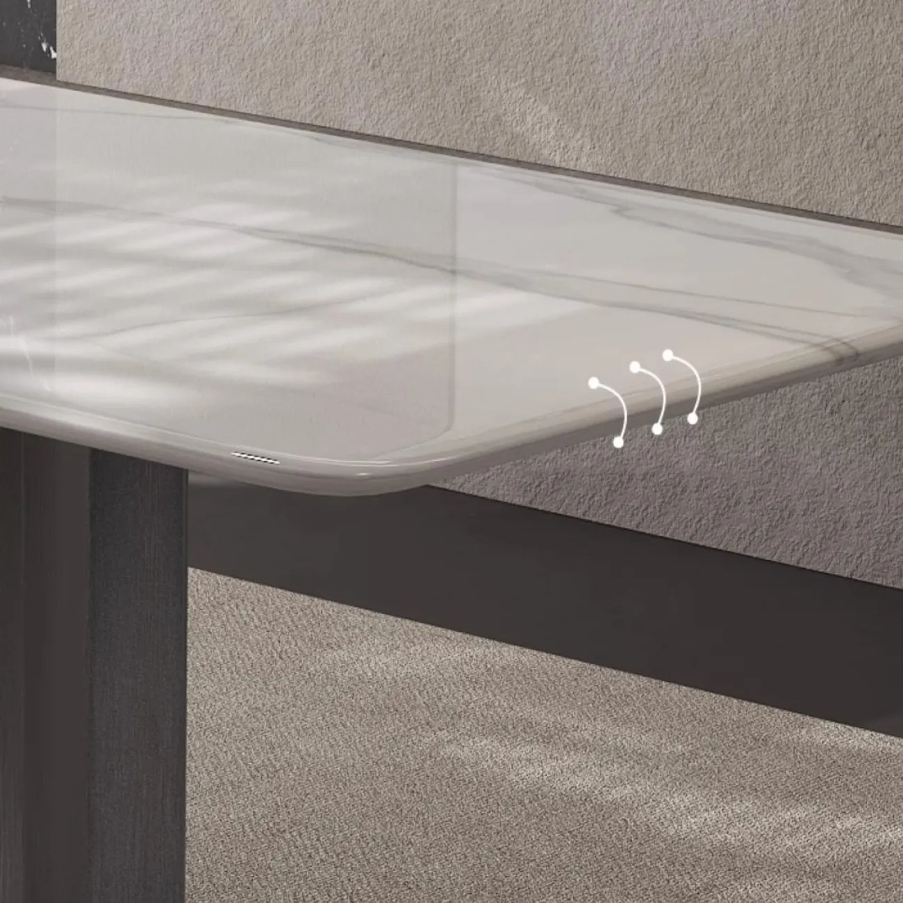 Дизайнерский прямоугольный обеденный стол LanLan 35915-29 Дизайнерский прямоугольный обеденный стол LanLan 35915-29