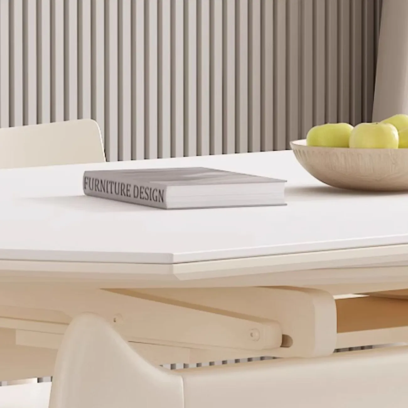 Выдвижной обеденный стол из массива дерева LanLan 35919-29 Выдвижной обеденный стол из массива дерева LanLan 35919-29