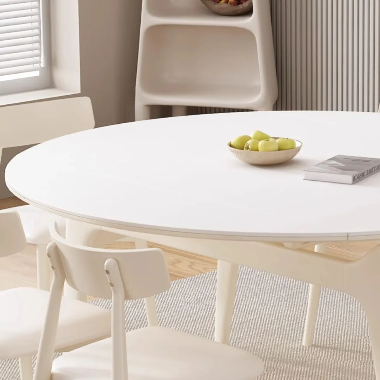 Выдвижной обеденный стол из массива дерева LanLan 35919-29 Выдвижной обеденный стол из массива дерева LanLan 35919-29