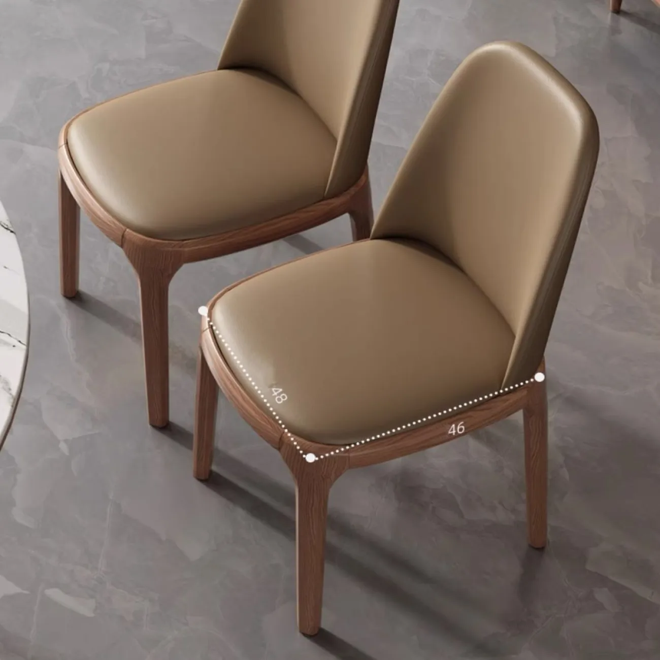 Модный обеденный стул из массива дерева Lanlan 35920-29