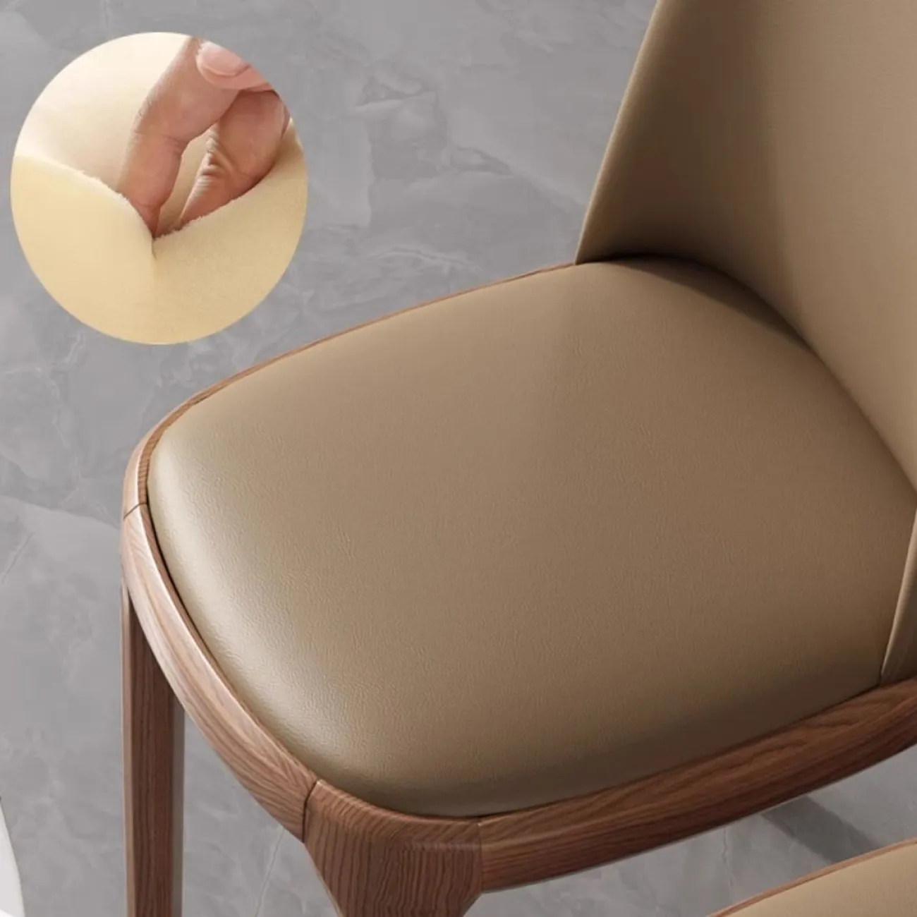 Модный обеденный стул из массива дерева Lanlan 35920-29