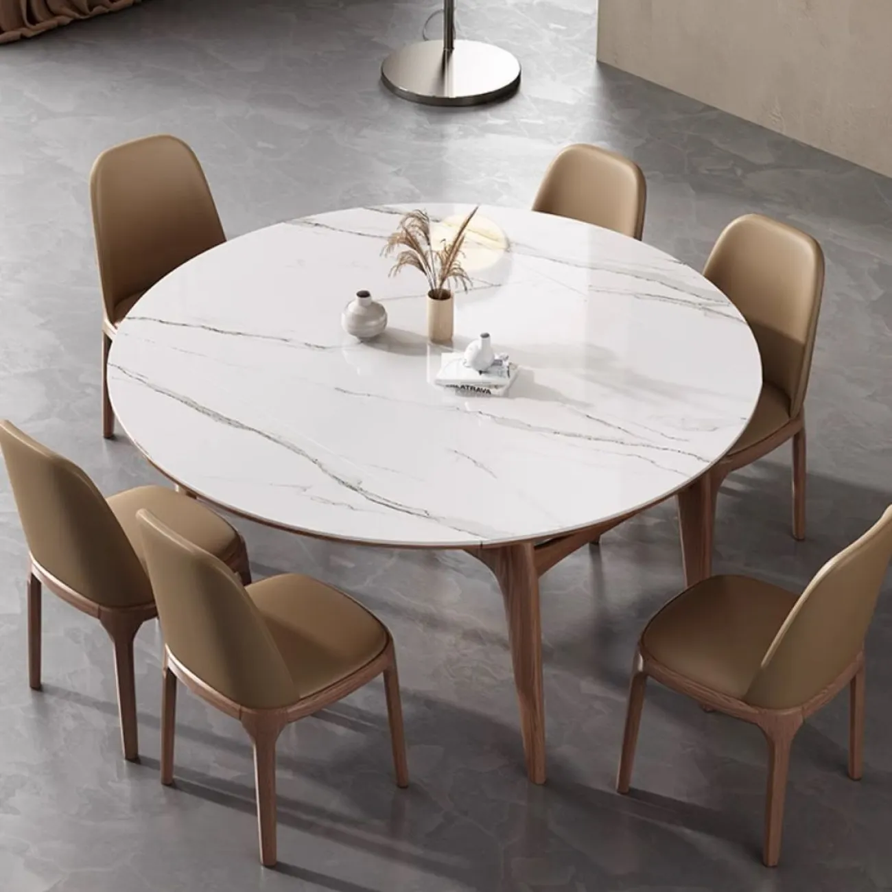 Модный обеденный стул из массива дерева Lanlan 35920-29