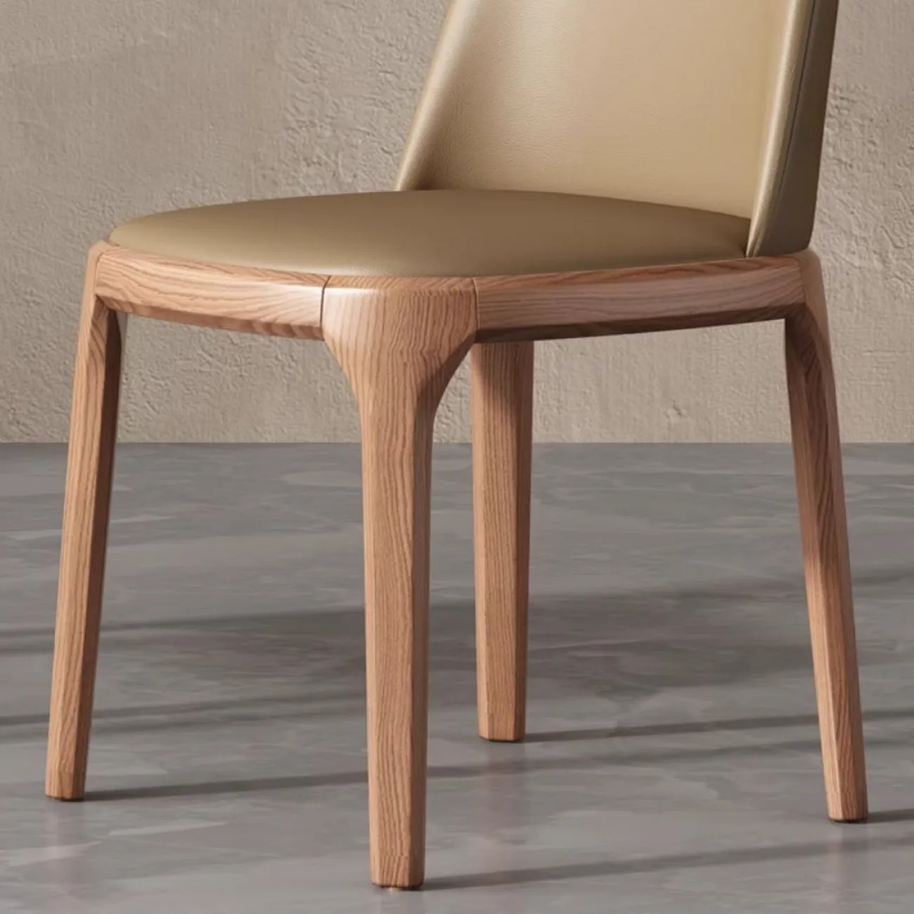 Модный обеденный стул из массива дерева Lanlan 35920-29