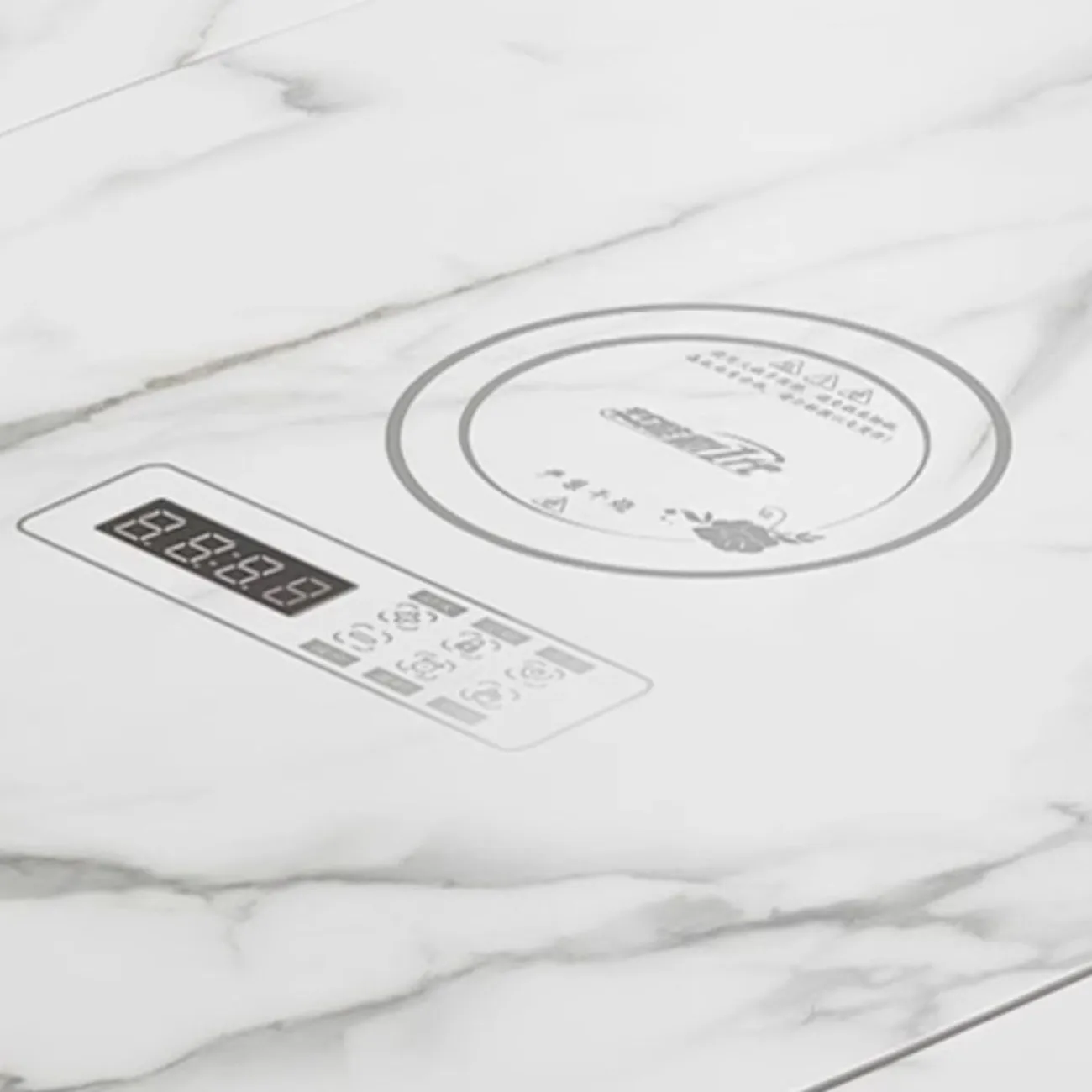 Выдвижной обеденный стол с индукционной плитой из массива дерева LanLan 35921-29