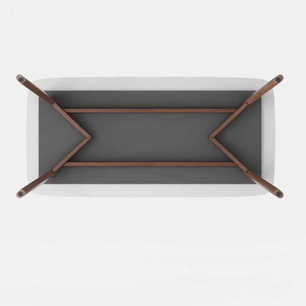 Обеденный стол из массива дерева и каменной плиты LanLan 35924-29 Обеденный стол из массива дерева и каменной плиты LanLan 35924-29