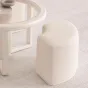 Круглый кремовый журнальный столик из массива дерева LanLan 35925-29