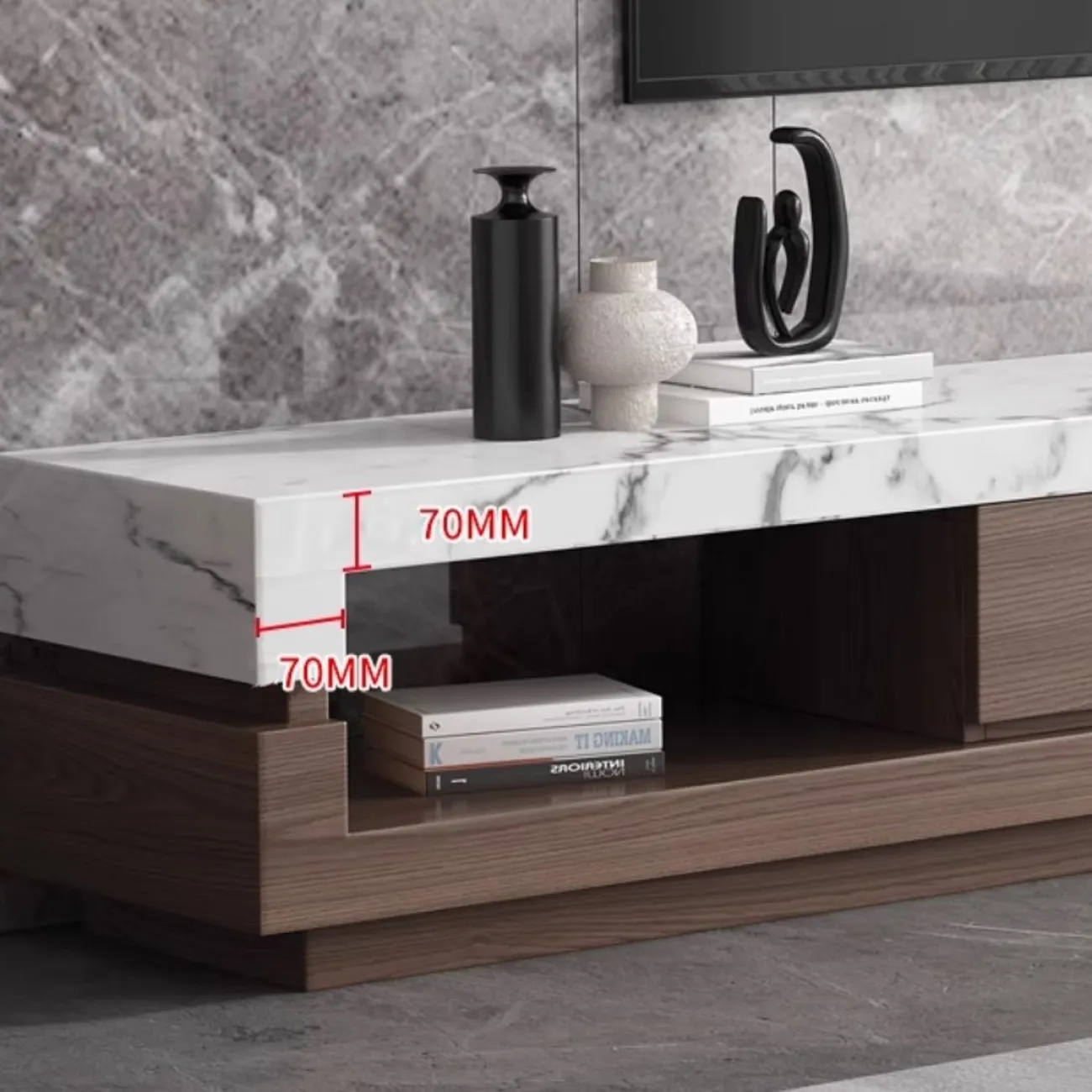 Роскошный ТВ-шкаф из натурального камня LanLan 35926-29