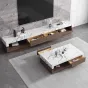 Роскошный ТВ-шкаф из натурального камня LanLan 35926-29