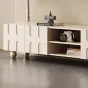 Роскошный ТВ-шкаф в кремовом стиле LanLan 35929-29