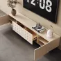 Деревянный шкаф для телевизора в бело-кремовом стиле LanLan 35930-29