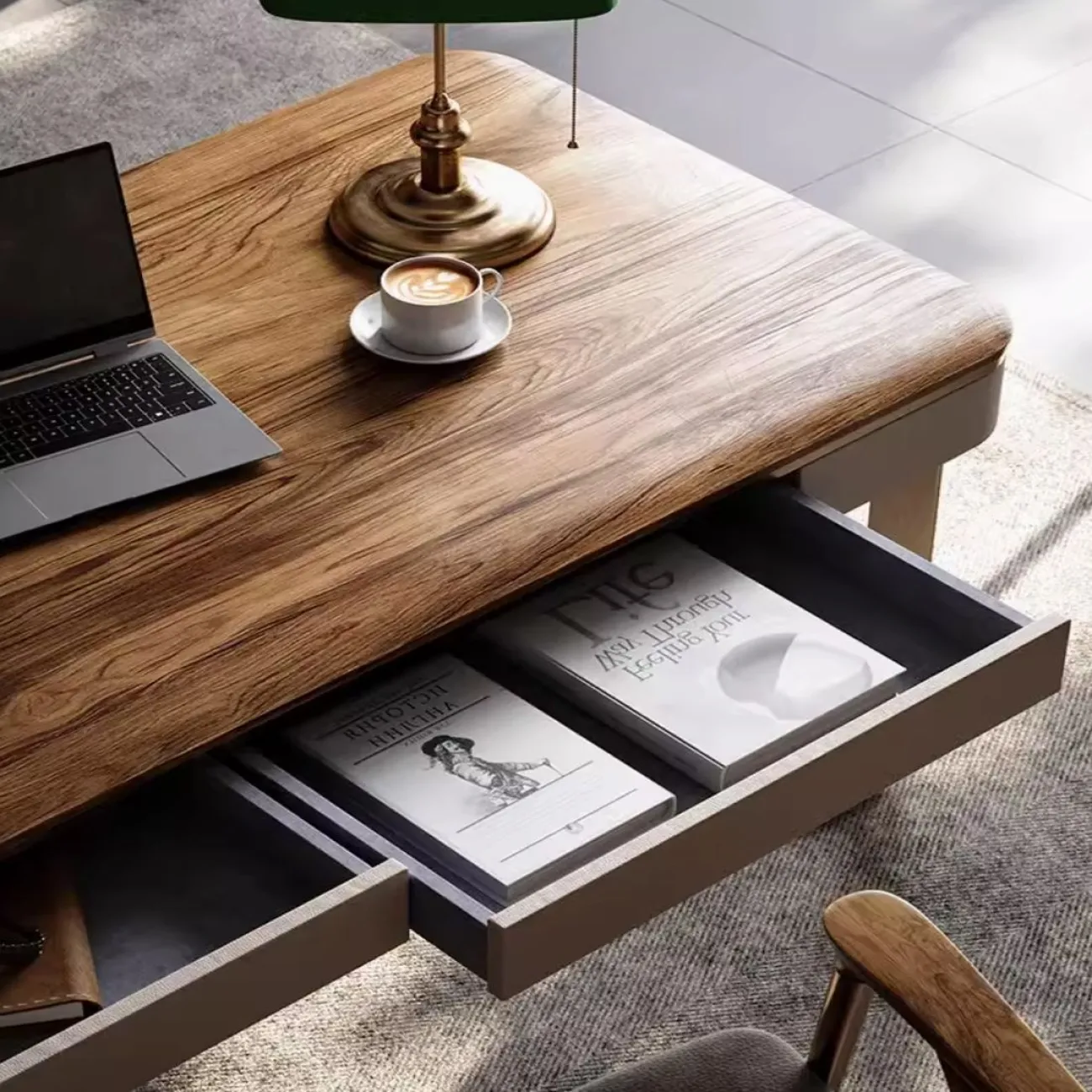 Роскошный письменный стол из массива дерева LUXURY VISN 35806-29