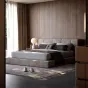 Современная кровать из цельного дерева LUXURY VISN 35807-29