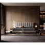 Двуспальная кожаная кровать из массива дерева LUXURY VISN 35809-29