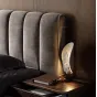 Двуспальная кожаная кровать из массива дерева LUXURY VISN 35809-29