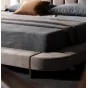 Двуспальная кожаная кровать из массива дерева LUXURY VISN 35809-29
