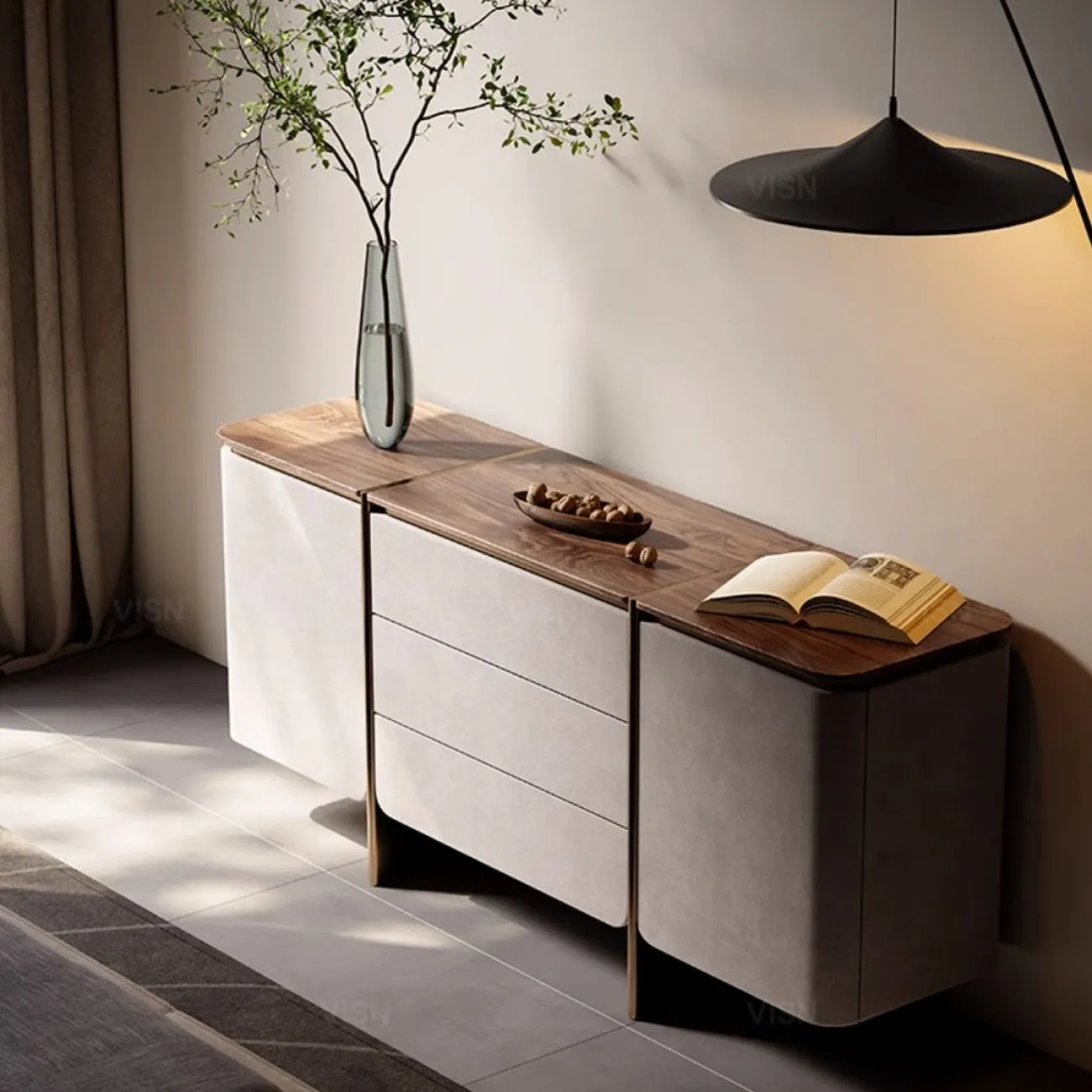 Современный ТВ-шкаф  из массива дерева LUXURY VISN  35810-29