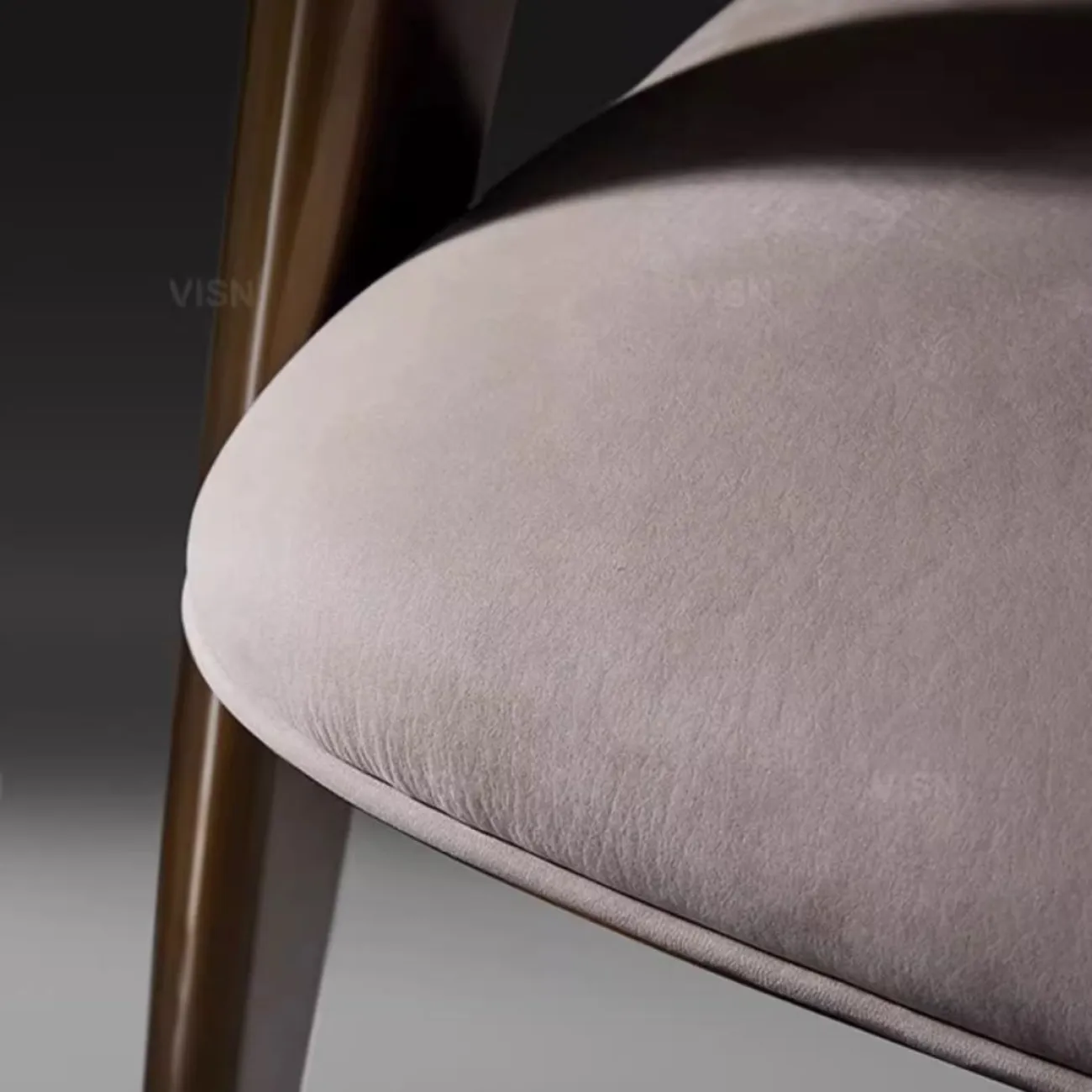 Современный дизайнерский кожаный обеденный стул LUXURY VISN 35811-29