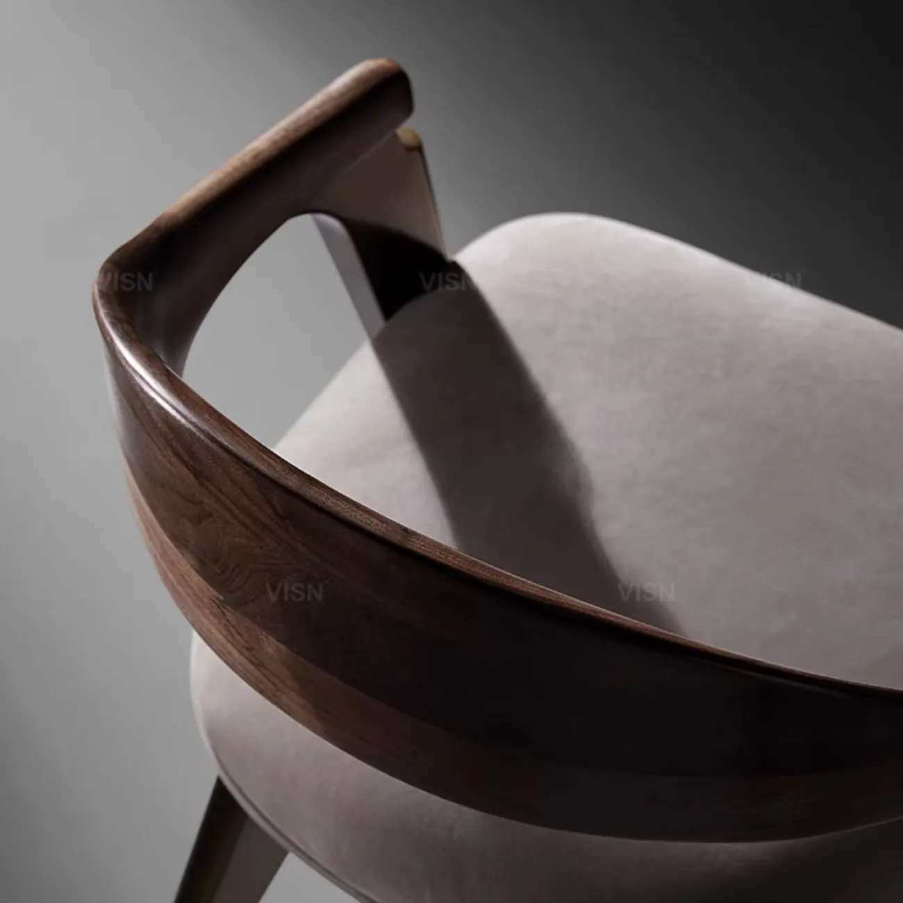 Современный дизайнерский кожаный обеденный стул LUXURY VISN 35811-29