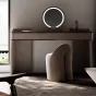 Роскошный табурет из матовой кожи для спальни LUXURY VISN 35813-29