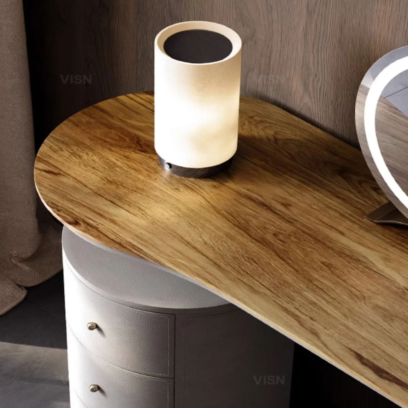 Современный туалетный столик с умным зеркалом LUXURY VISN 35815-29