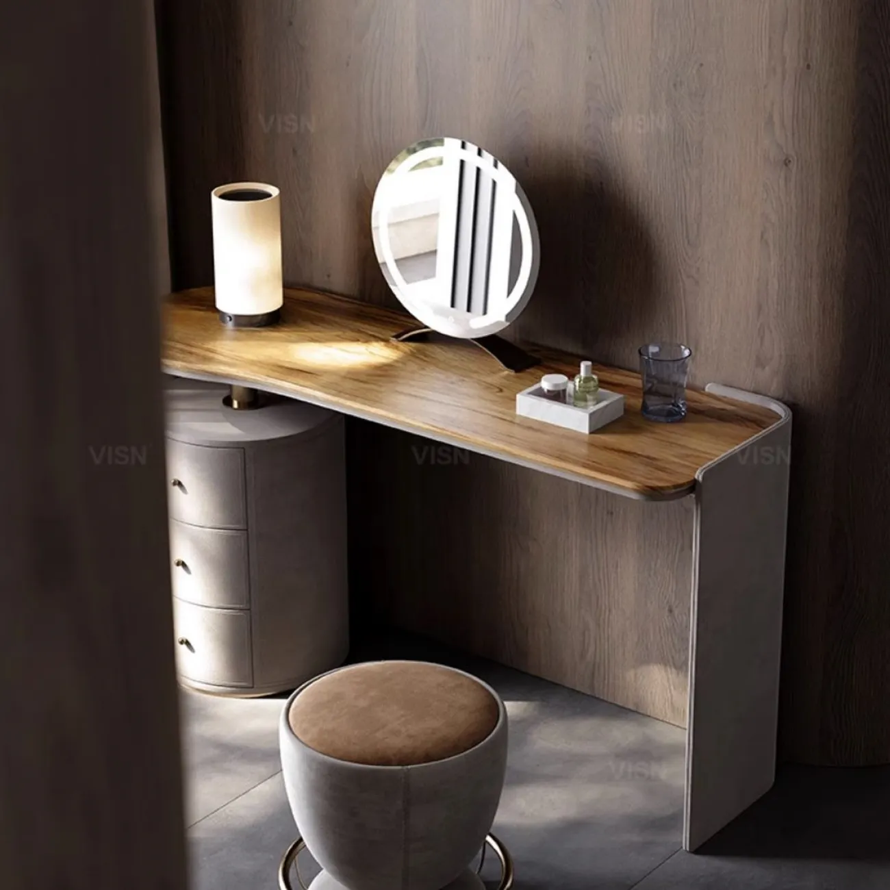 Современный туалетный столик с умным зеркалом LUXURY VISN 35815-29