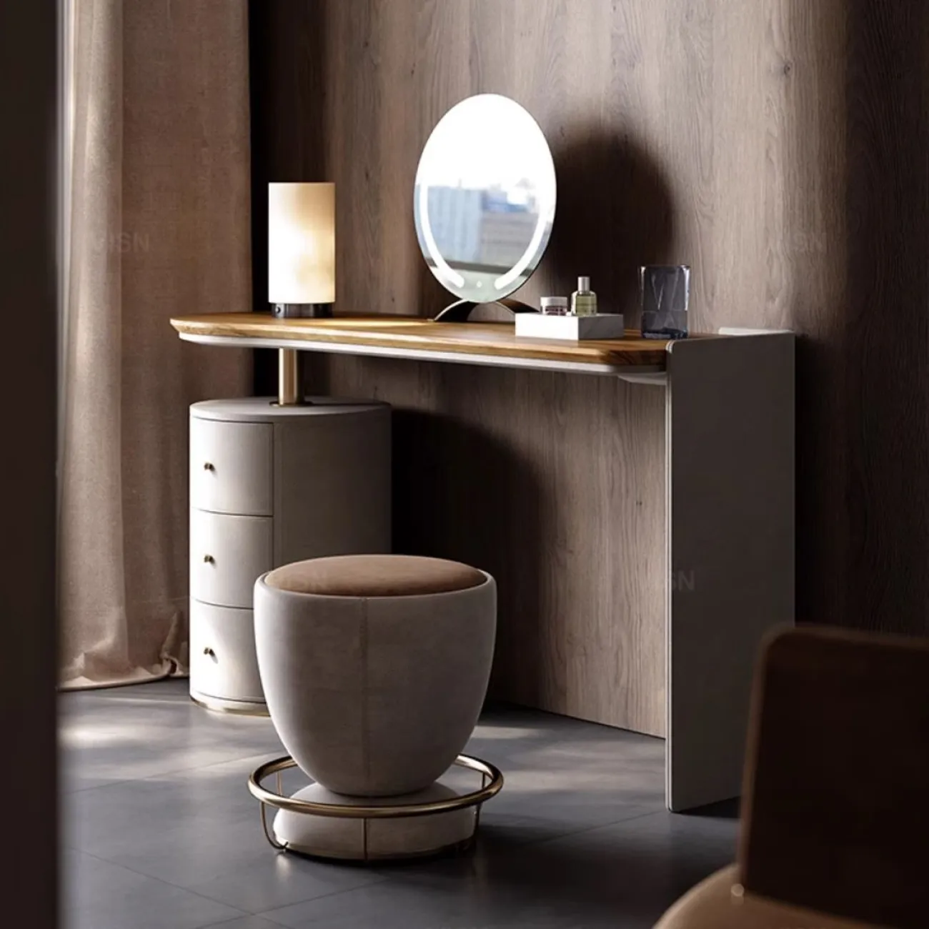 Современный туалетный столик с умным зеркалом LUXURY VISN 35815-29