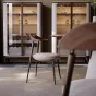 Современный обеденный стул из массива дерева LUXURY VISN 35817-29